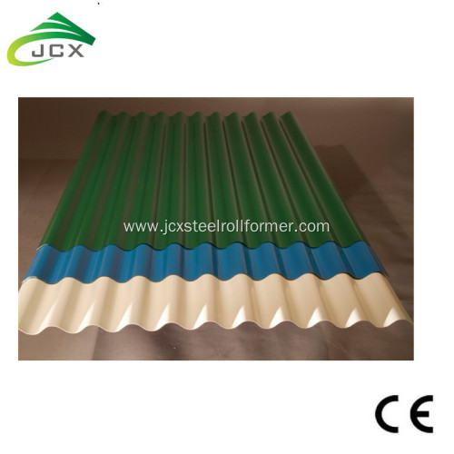 Metal corrugation wall panel roll former machine